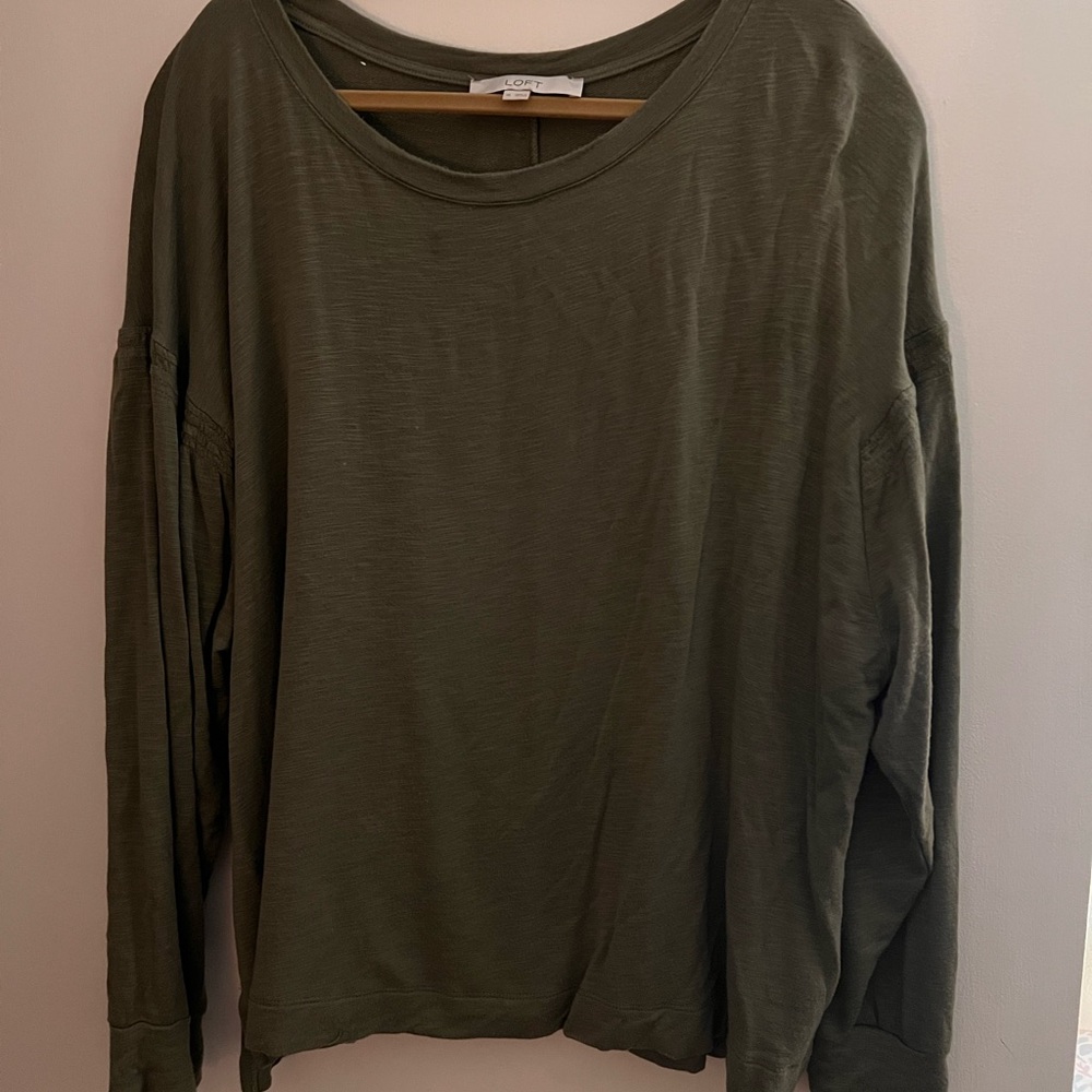 Olive Green Women's Top